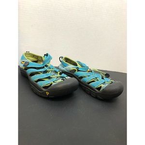 KEEN CLOSED TOE SANDALS YOUTH 4 BLUE BOYS GIRLS